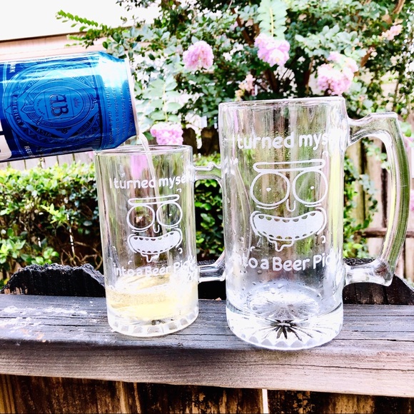 Rick and morty pickle rick beer glass cup beer mug - Picture 8 of 9